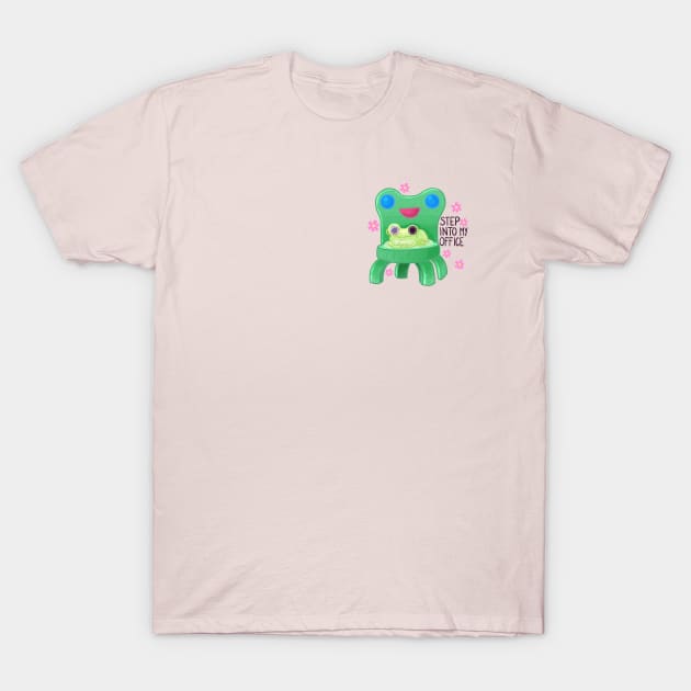 Froggy Chair Animal Crossing T-Shirt by desiisart